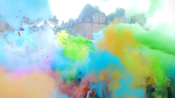 Gacolor : la course colorée de Charleville-Mézières