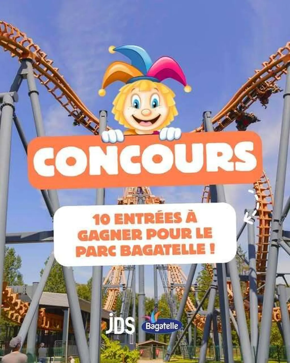Gagnez vos entrées pour le Parc Bagatelle avec notre jeu concours sur Facebook et Instagram