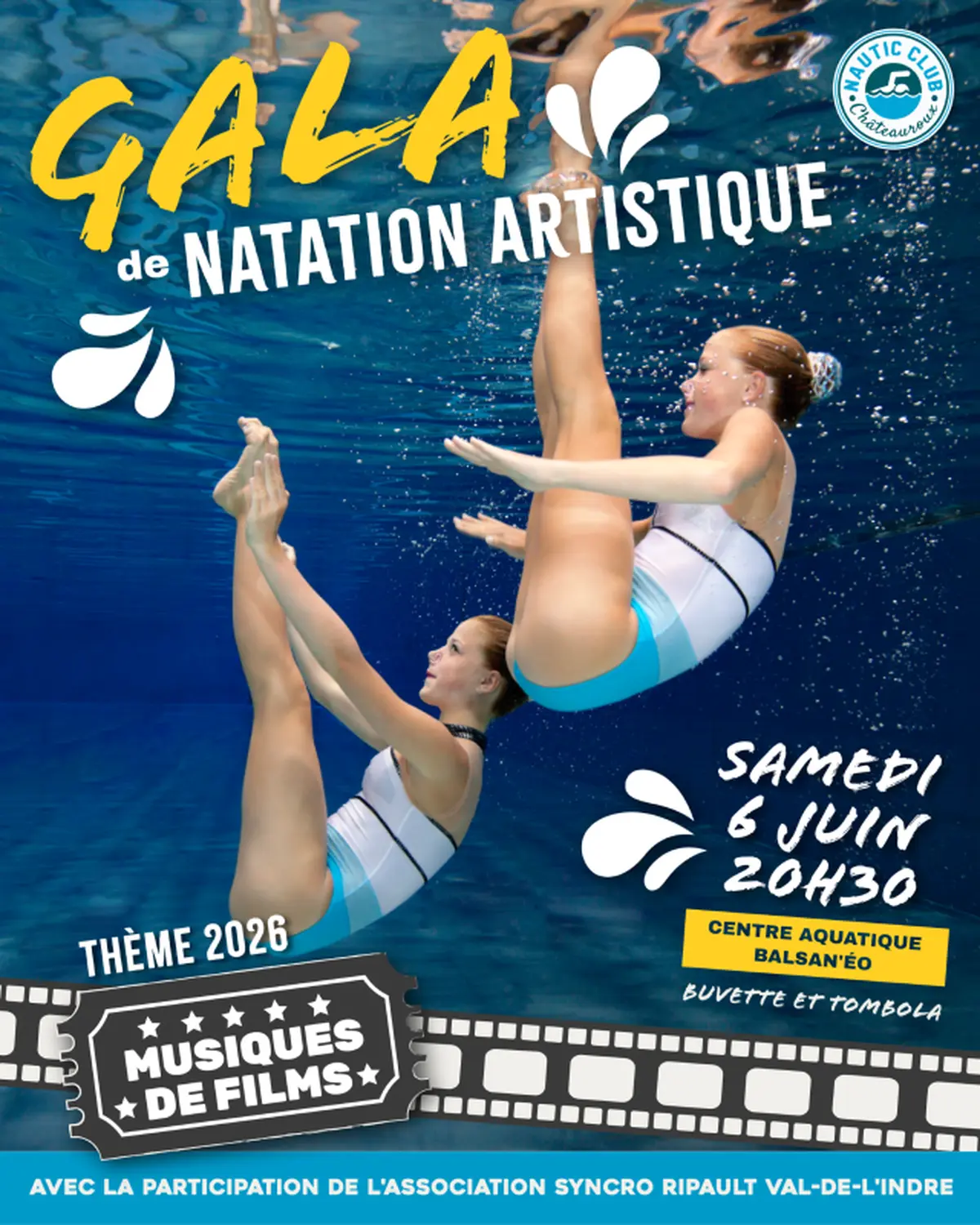 Gala annuel de natation artistique