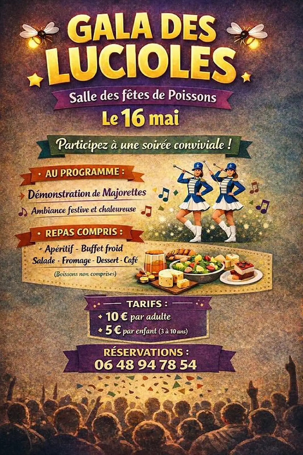 Gala associations de majorettes - Les Lucioles de Poissons