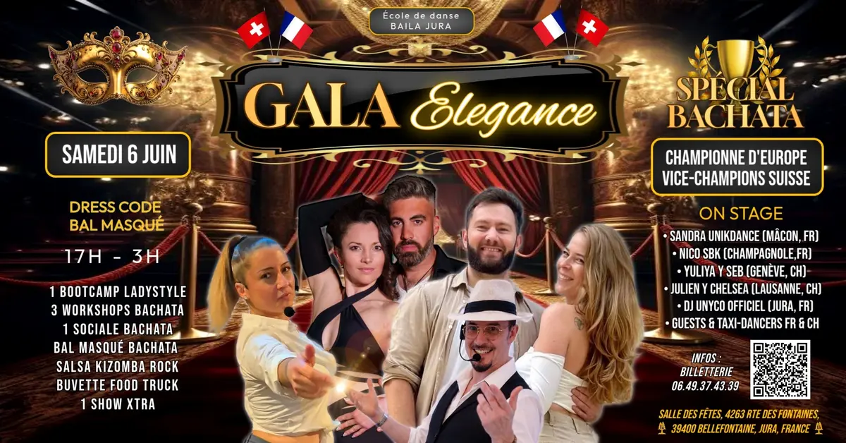 Gala Bachata élégance - Bal Masqué