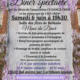 Gala De Danse De L'Association Cd+s Dance Crew - Diner Spectacle - Soiree Dansante