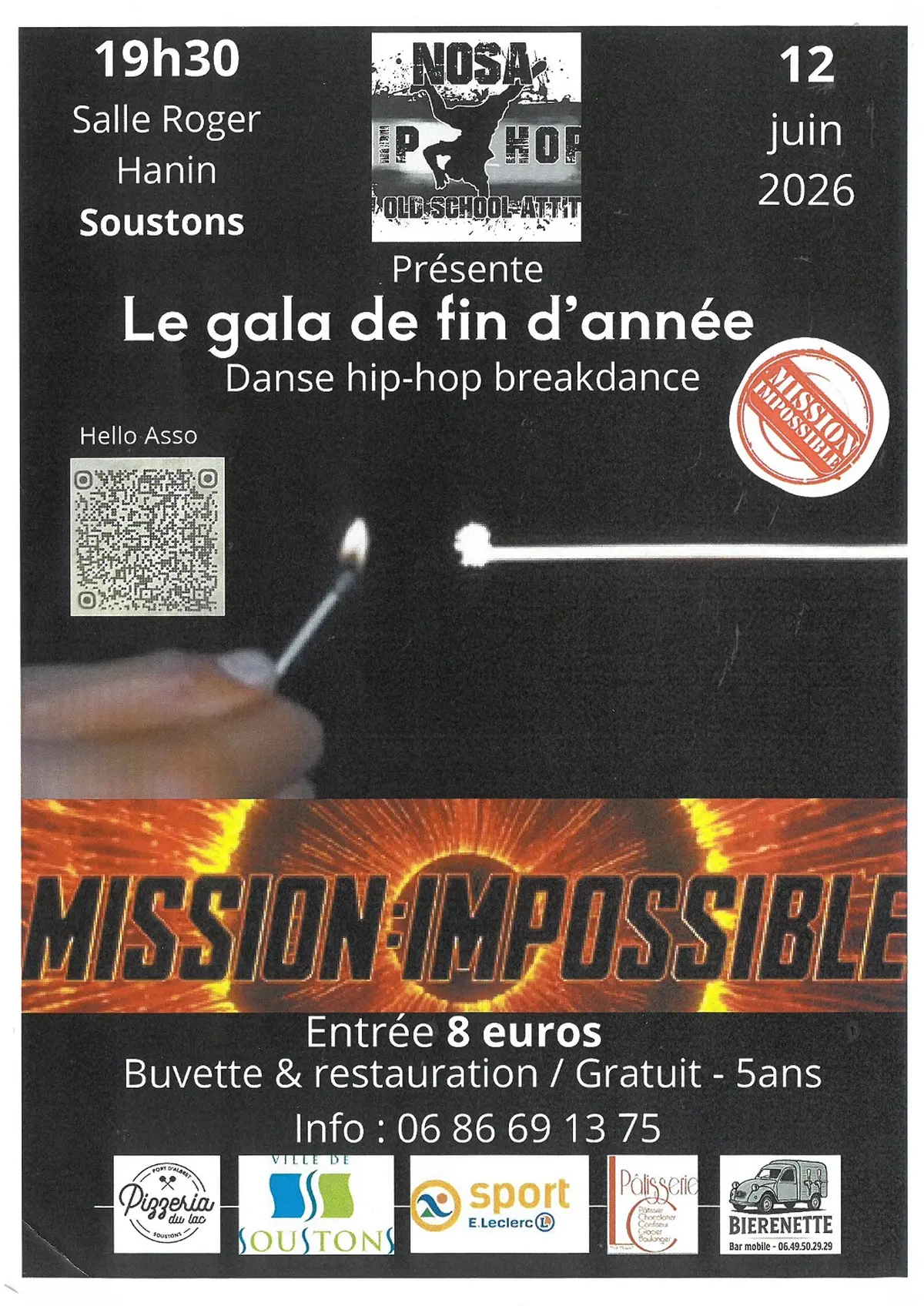 Gala de fin d'année New Old School Attitude Mission Impossible