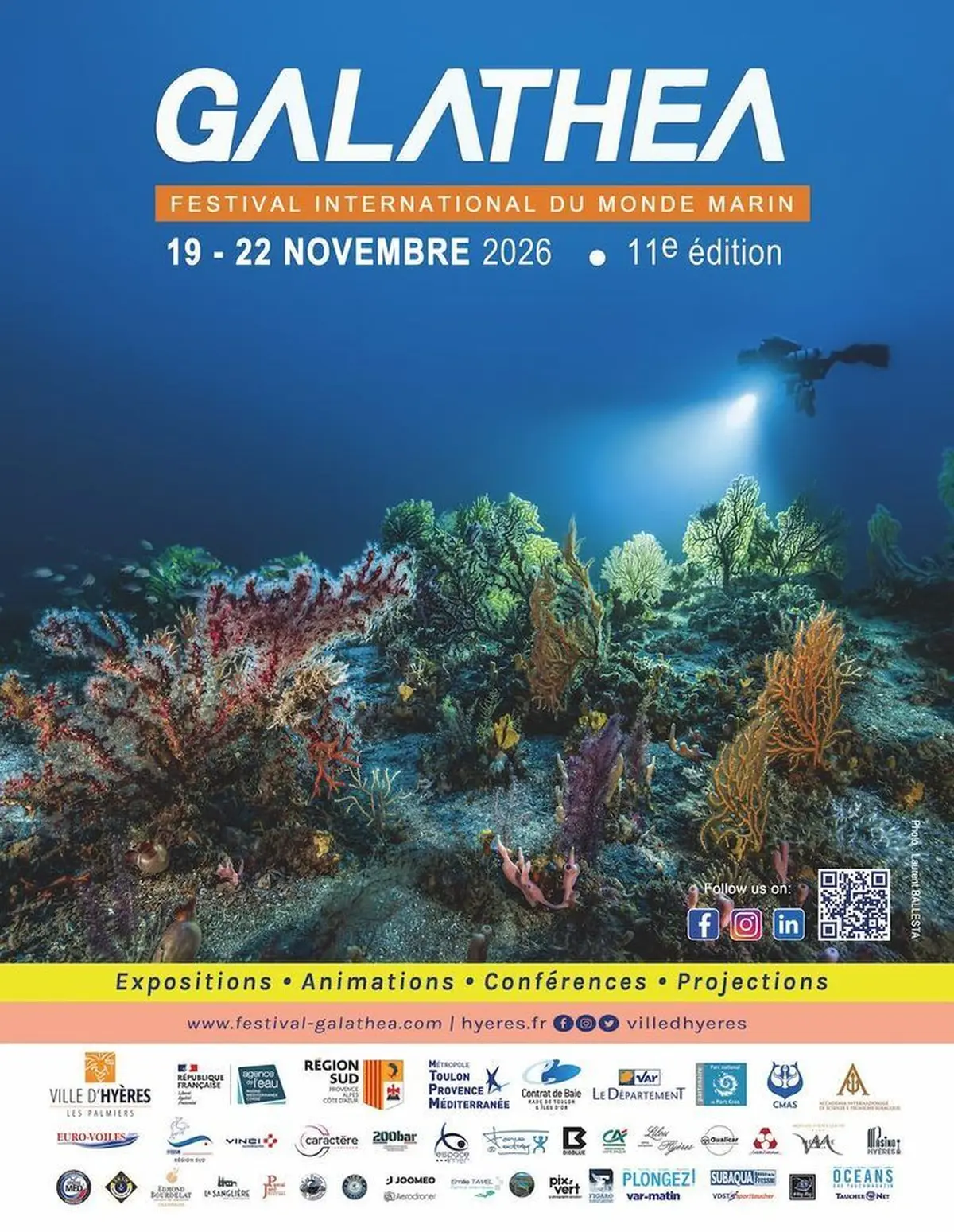Galathéa 2026 : le festival dédié à la photographie et à la vidéo sous-marines à Hyères