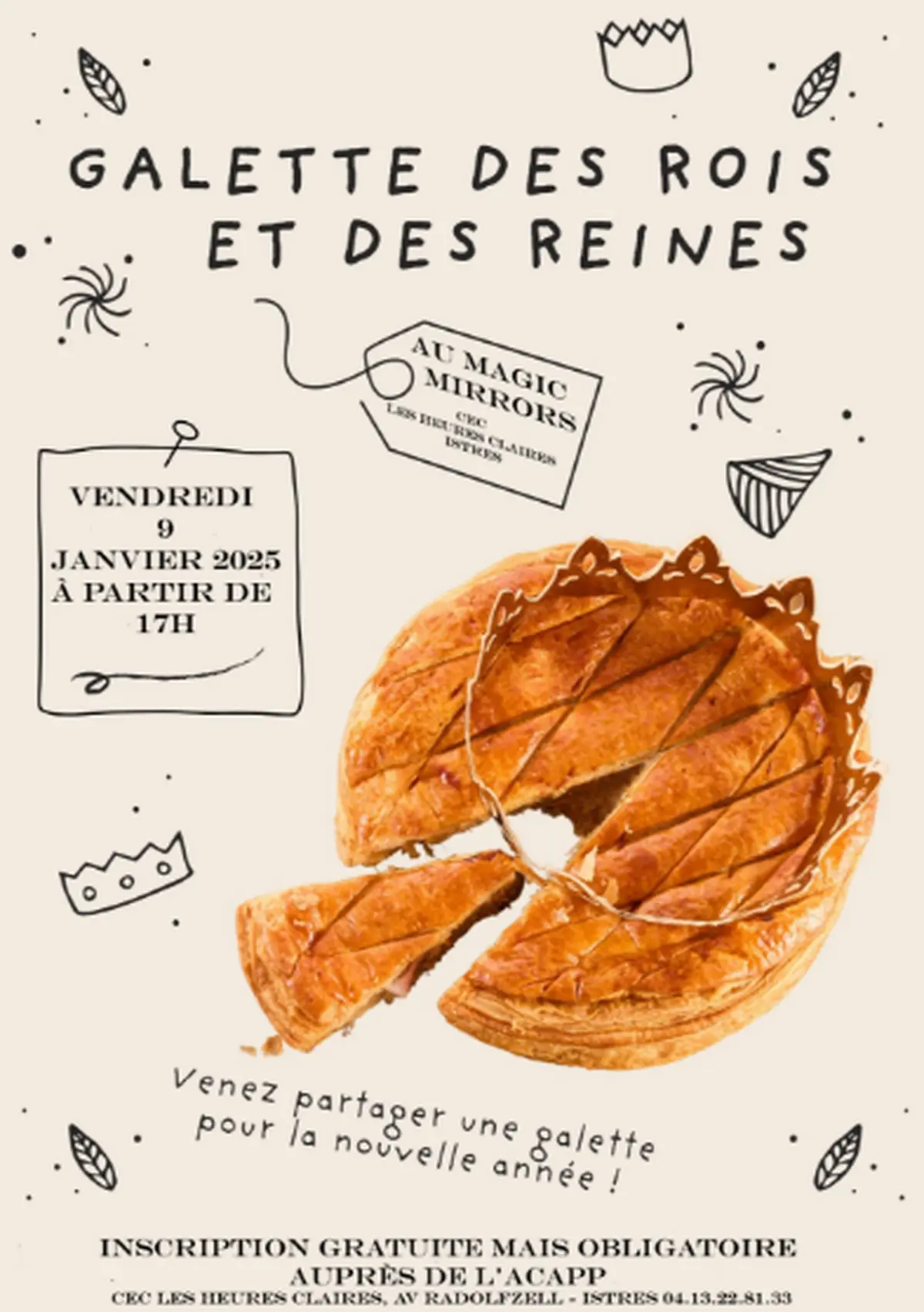 Galette des rois et des reines de l'ACAPP