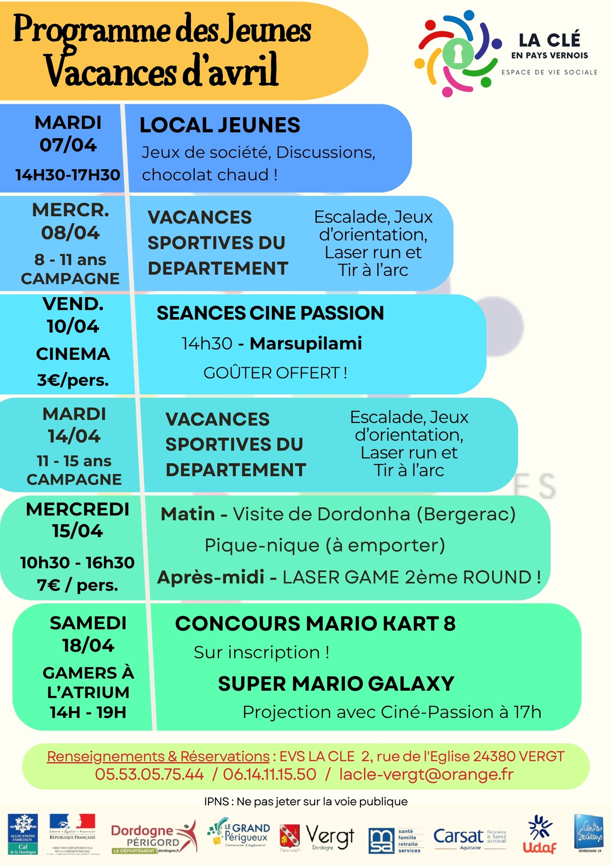 Gamers à l'atrium - La Clé