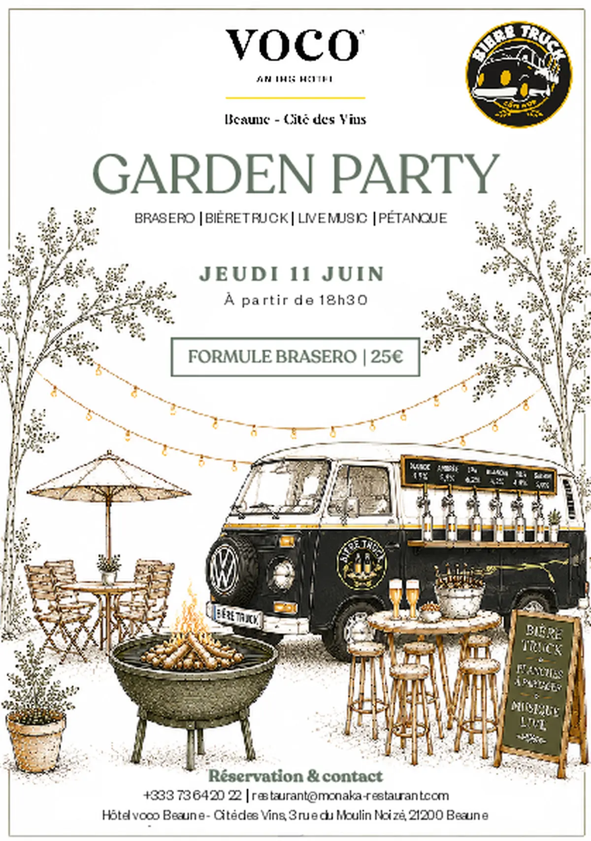 Garden Party à l'Hôtel voco Beaune - Cité des Vins