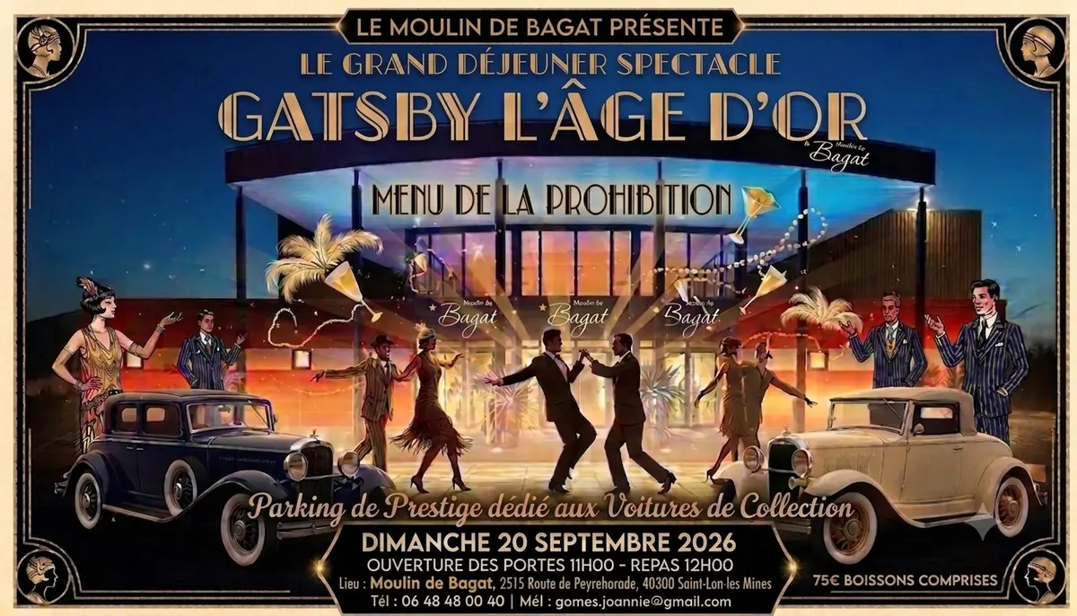 Gatsby l'âge d'or - grand déjeuner cabaret