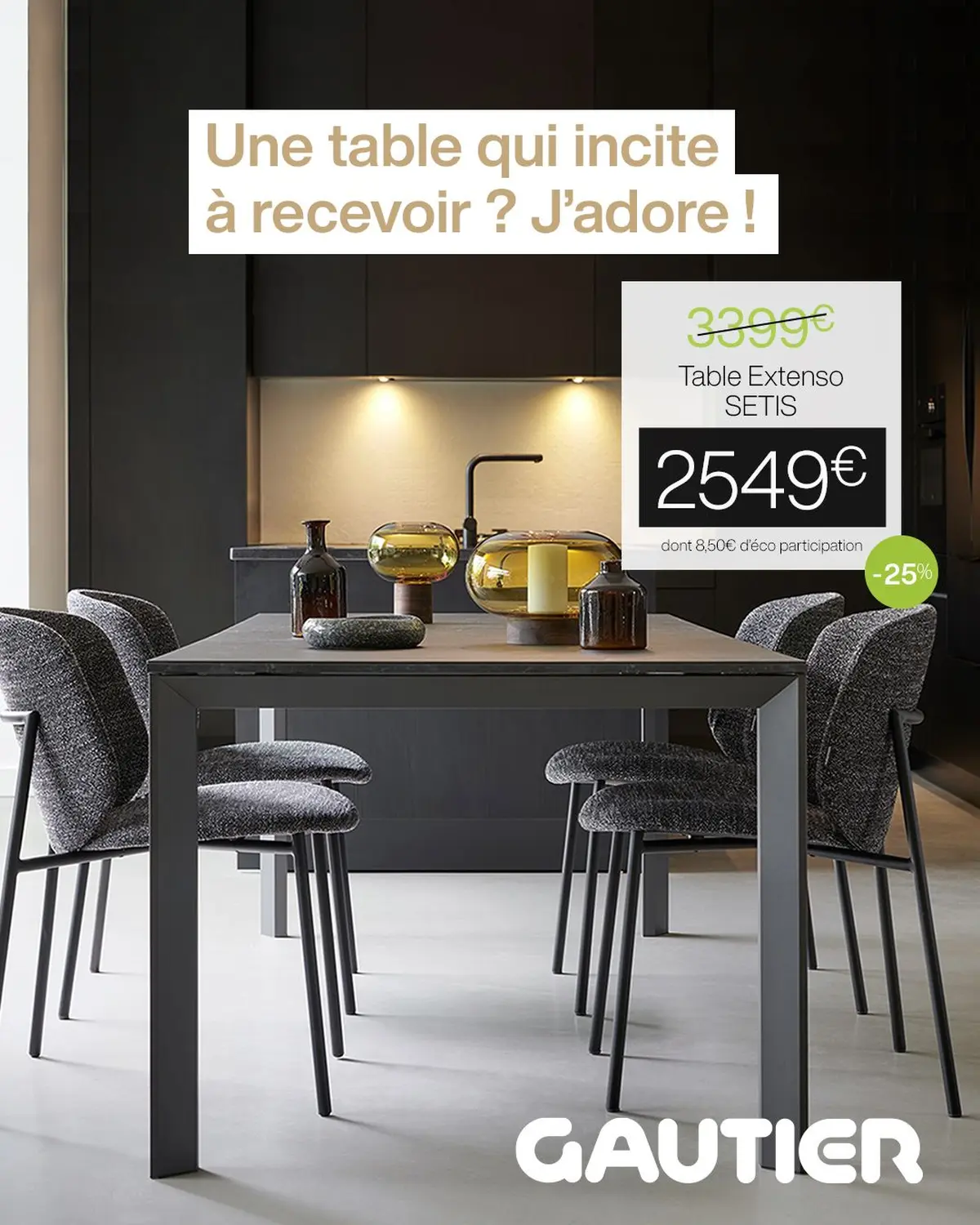 Une table qui incite à recevoir ? J'adore !