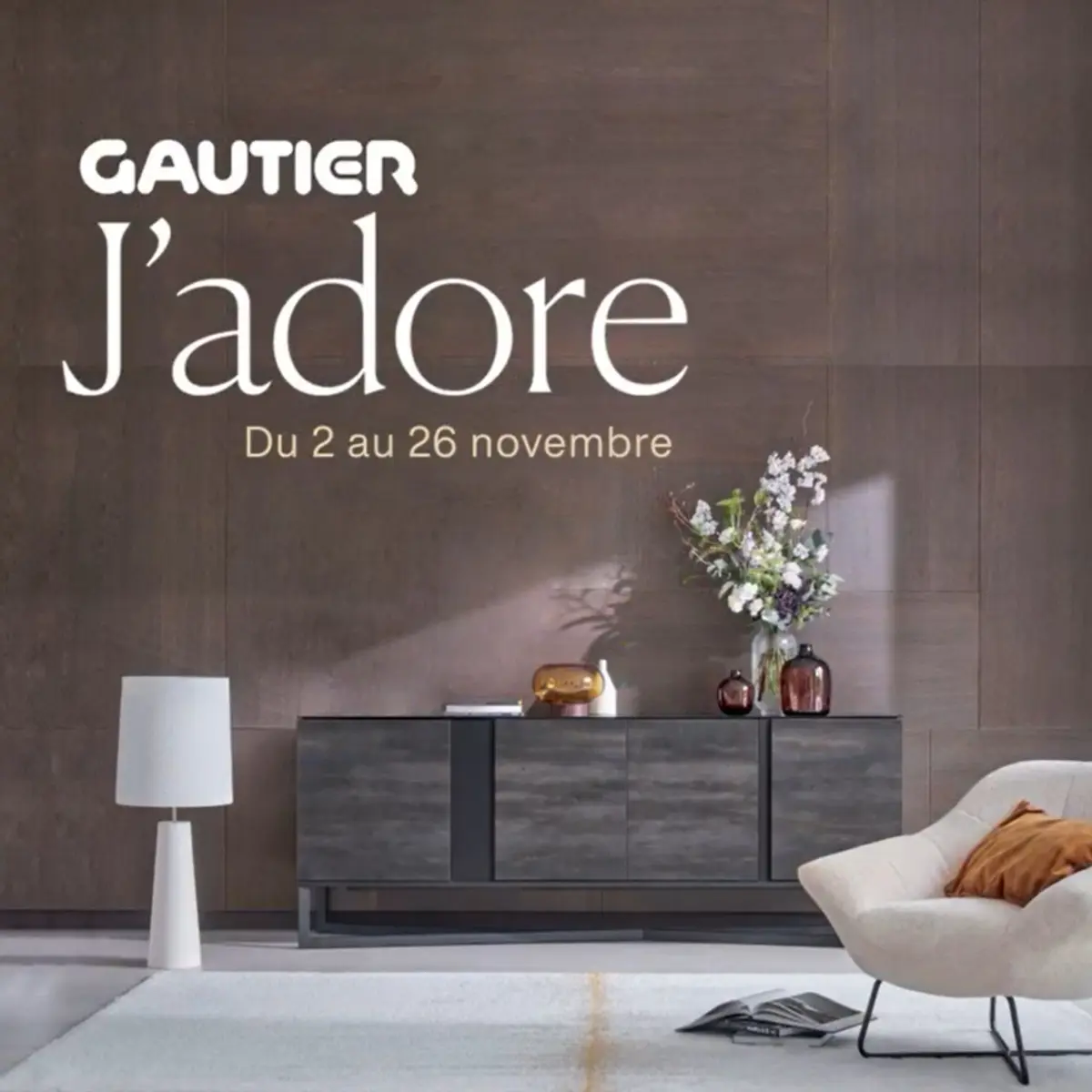 L'opération Gautier j'adore ! du 2 au 26 novembre