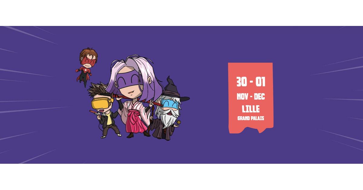 Geek Days Lille 2024 : date, horaires, programme et invités