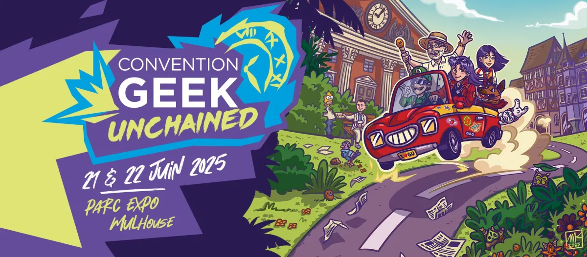 L'affiche de l'édition 2025 de la Geek Unchained