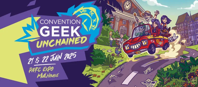 L'affiche de l'édition 2025 de la Geek Unchained