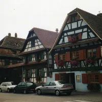 Une vue du quartier historique de Geispolsheim. &copy; vemuspy - CC-BY