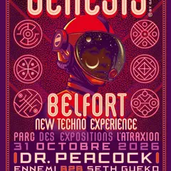 Genesis Techno Festival 2026 à Belfort : Dr. Peacock et Naeleck pour Halloween
