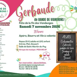 Gerbaude (fête de la fin des vendanges) de Bande de vignerons