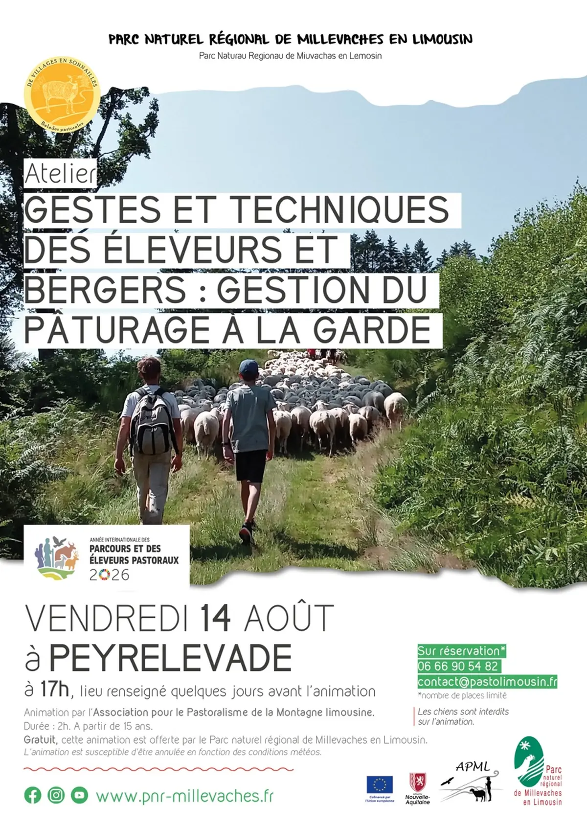 Gestes et techniques des éleveurs et bergers : gestion du pâturage à la garde