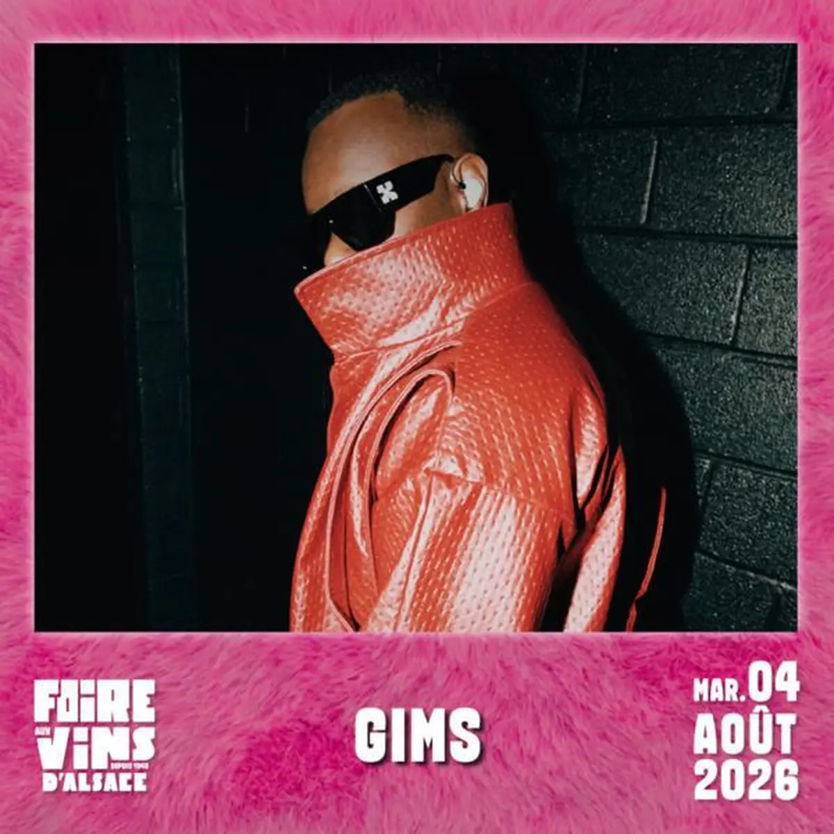 Gims à la Foire aux Vins d'Alsace 2026