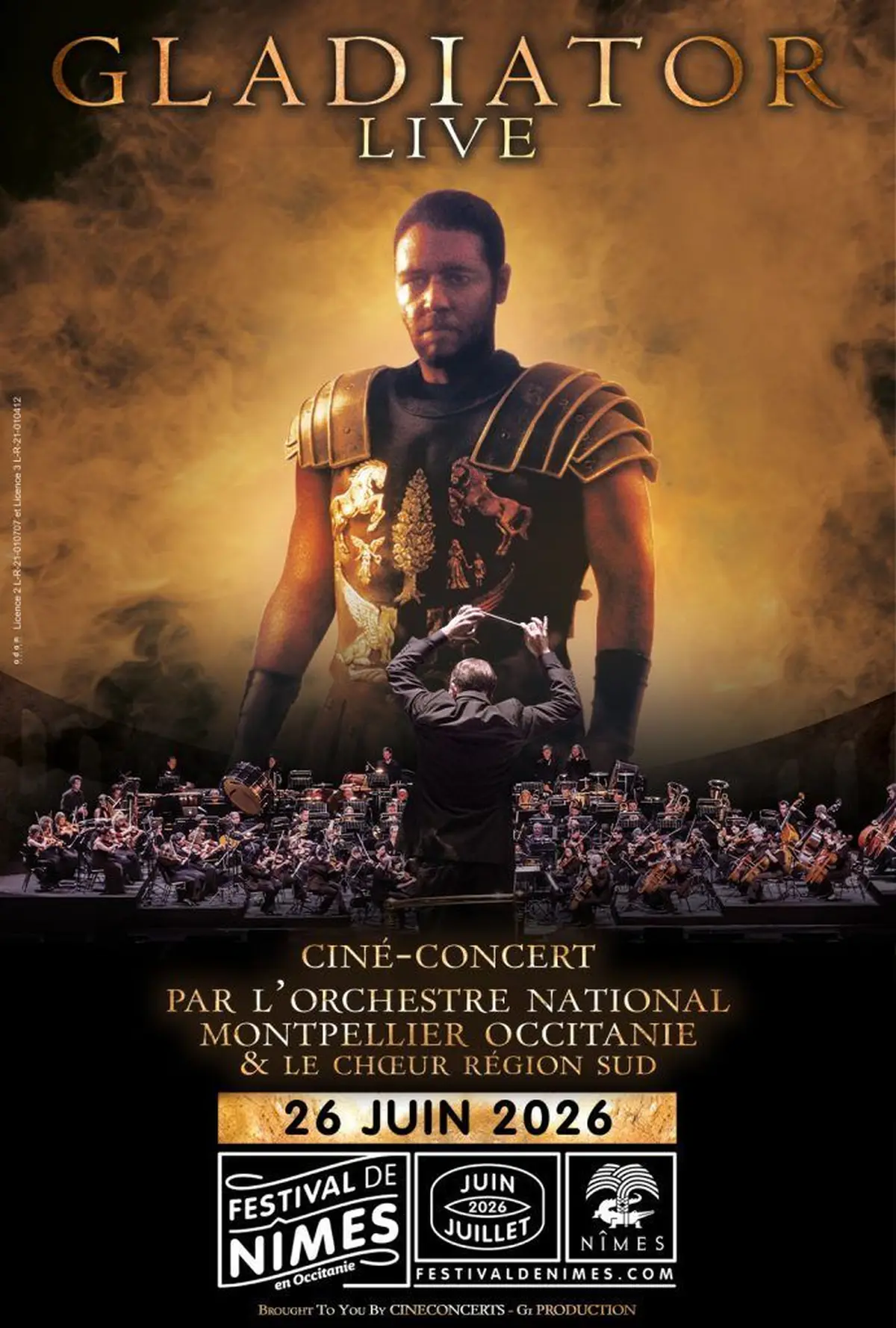 Gladiator Live aux Arènes de Nîmes