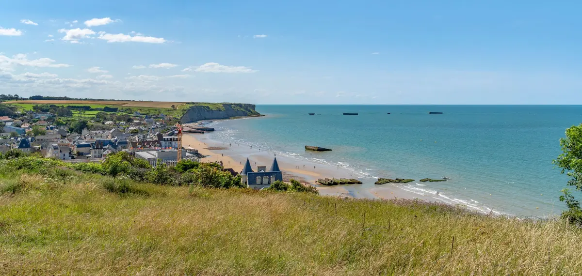 Gold Beach et le Port artificiel d'Arromanches