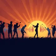 Golf festif fête de la musique