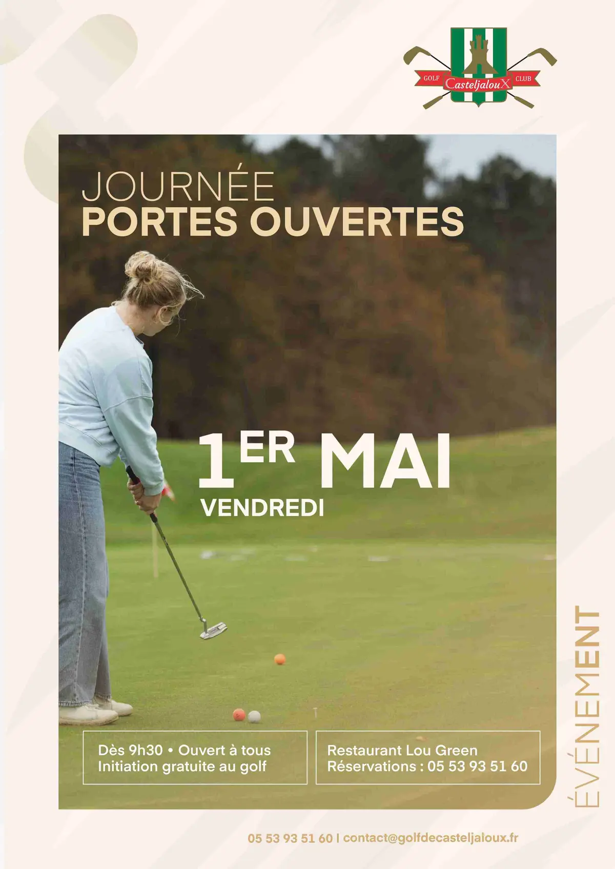 Golf : portes ouvertes