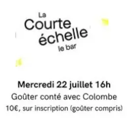 Goûter conté avec Colombe