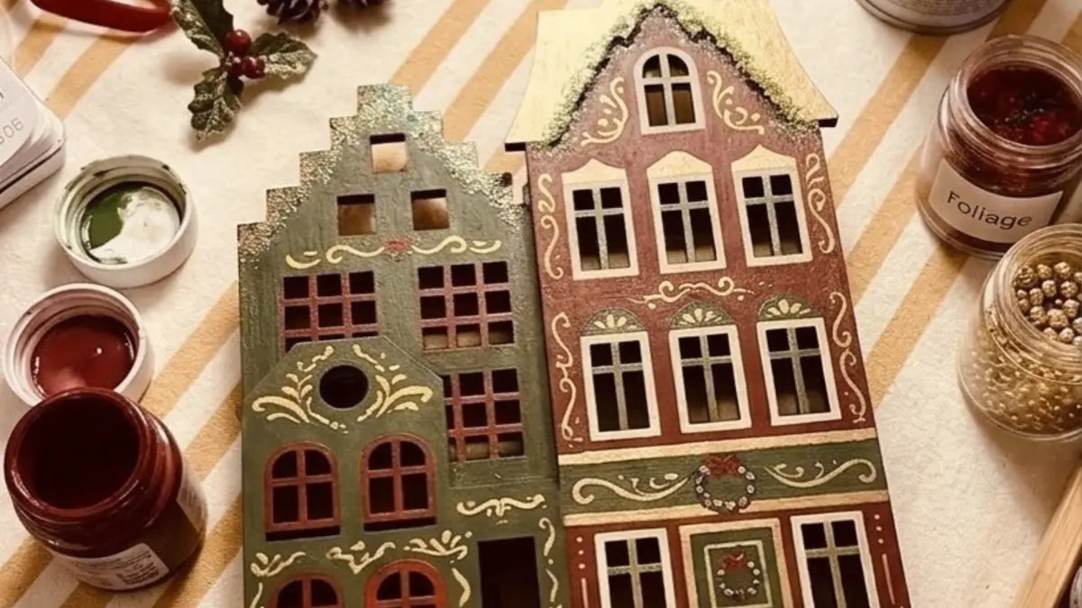 Gouter créatif Village de Noël