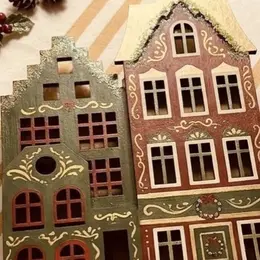 Gouter créatif Village de Noël