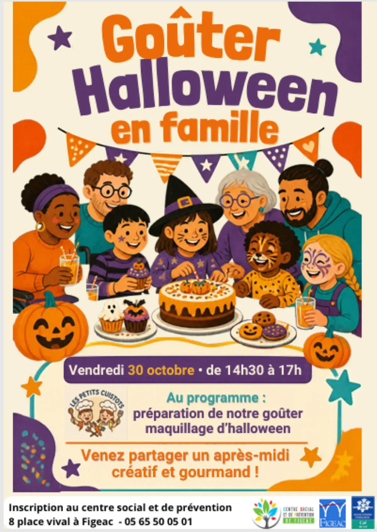 Goûter d'Halloween en famille à Figeac