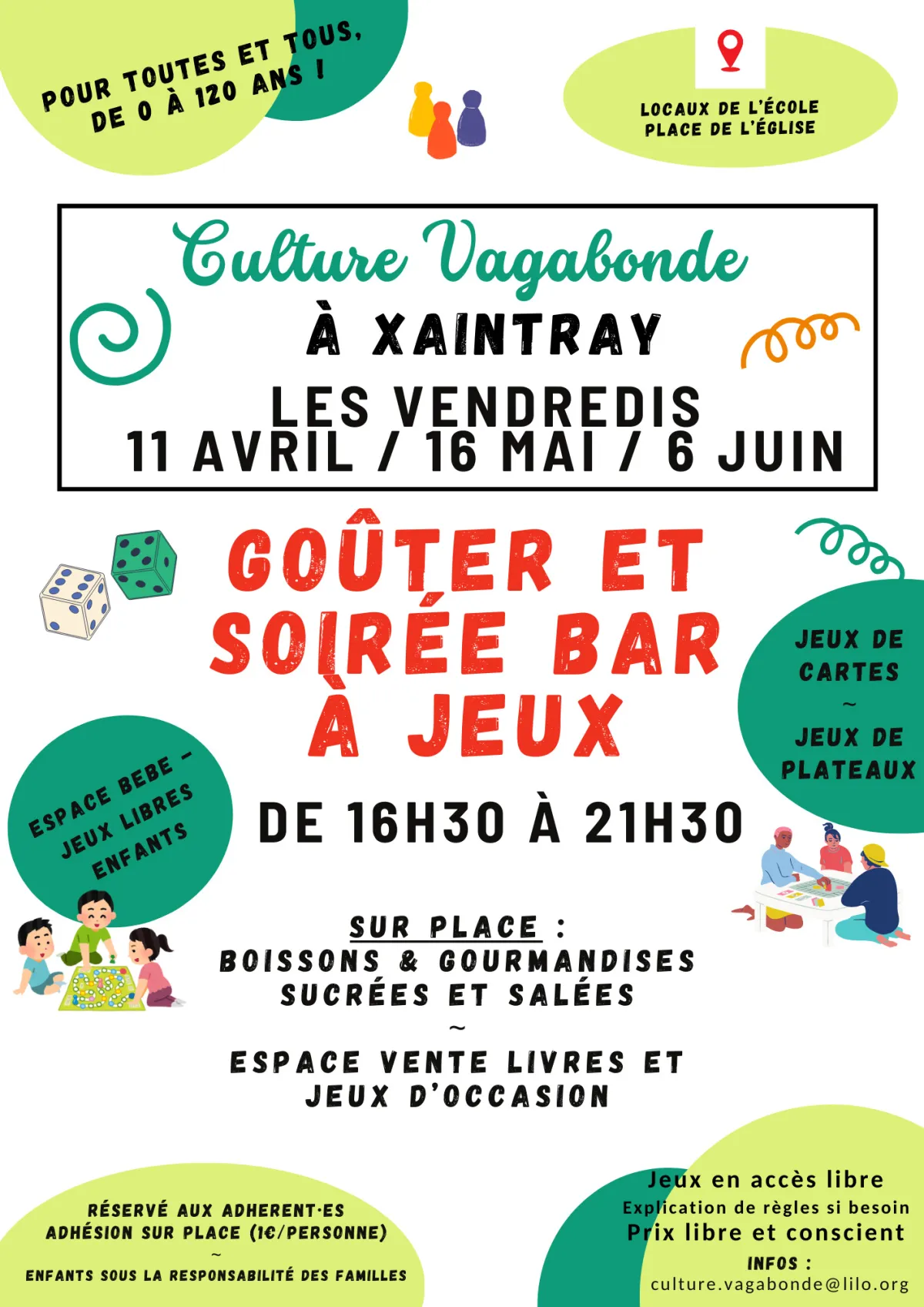 Gouter et soirée bar à jeux