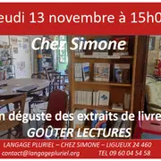 Goûter-lecture - 13 Novembre & 18 décembre 2025 - Ligueux en Périgord