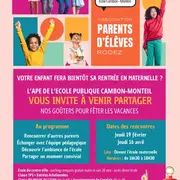 Goûters Association des parents d'élèves de l'école Cambon-Monteil