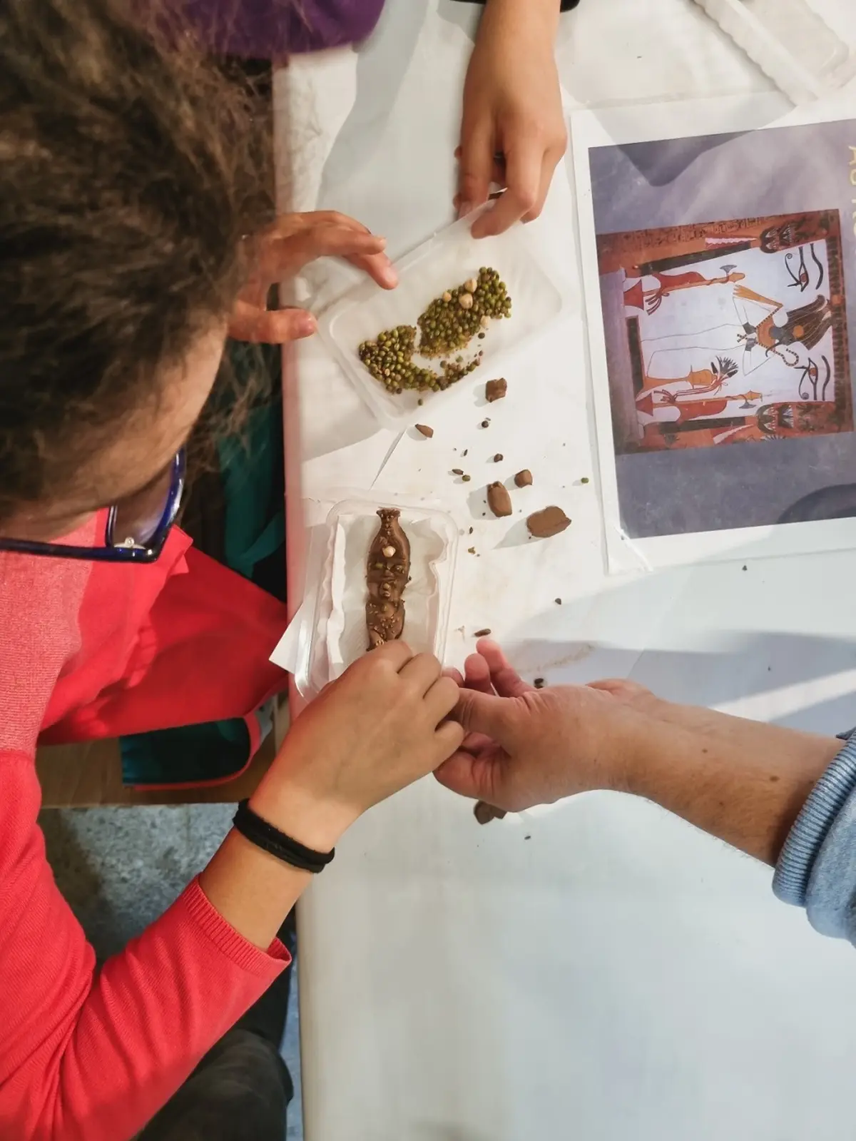 Graines de Moutards, visite atelier enfant : Osiris Végétant au musée Champollion Figeac
