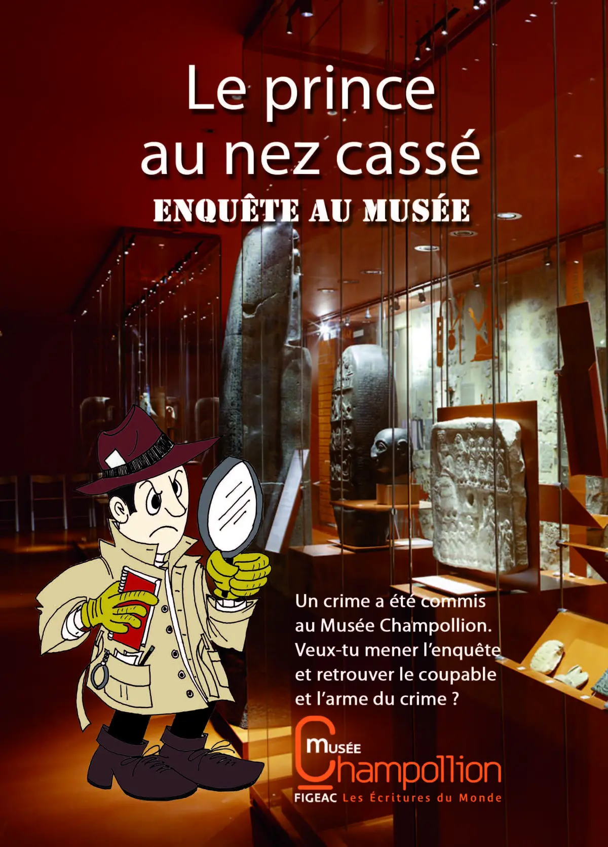 Graines de Moutards : visite-Jeu Le prince au nez cassé, enquête au musée Champollion, Figeac