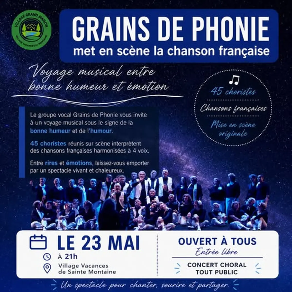 Grains de phonie met en scène la chanson française