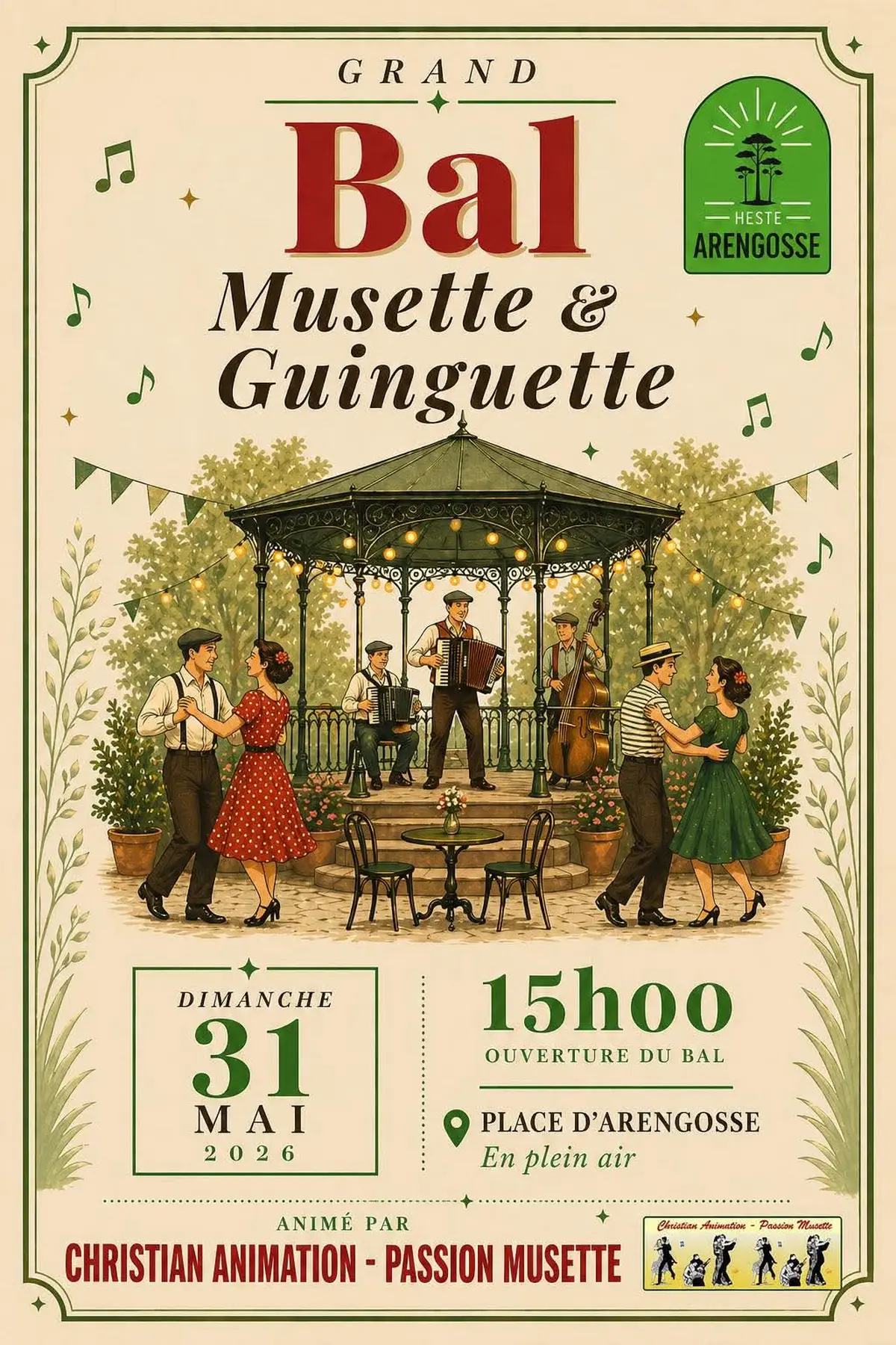 Grand Bal Musette et Guinguette - Heste Arengosse