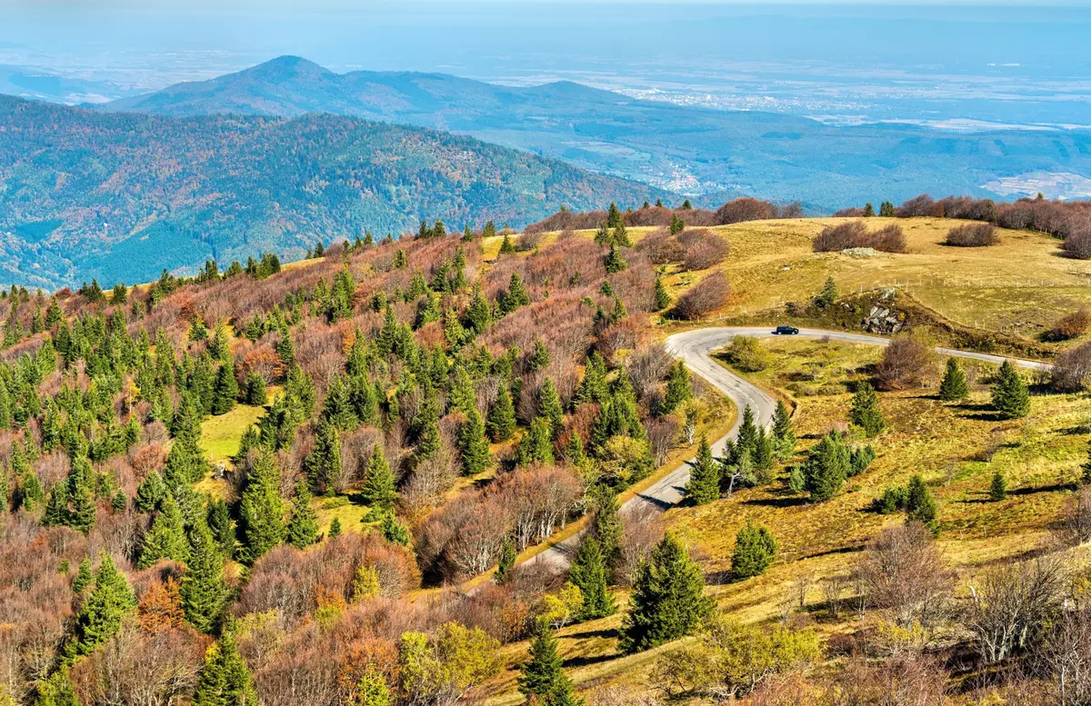 La montée du Grand Ballon