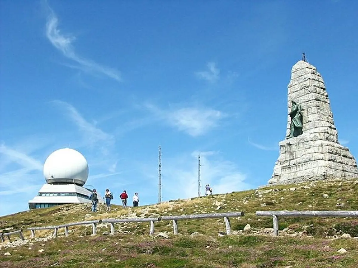 Le Grand Ballon d'Alsace, plus haut sommet des Vosges.