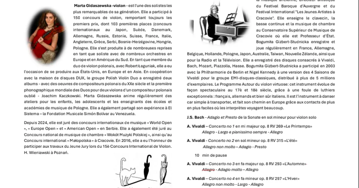 Grand concert de l'Ensemble Saint-Stanislas