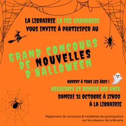 Grand concours de nouvelle d'Halloween