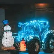 Grand défilé de Tracteurs Lumineux de Noël