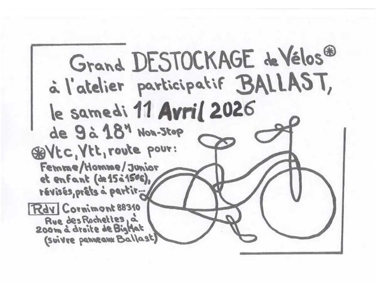 Grand déstockage de vélos