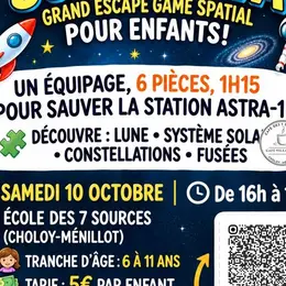 Grand Escape Game spatial - Choloy-Ménillot