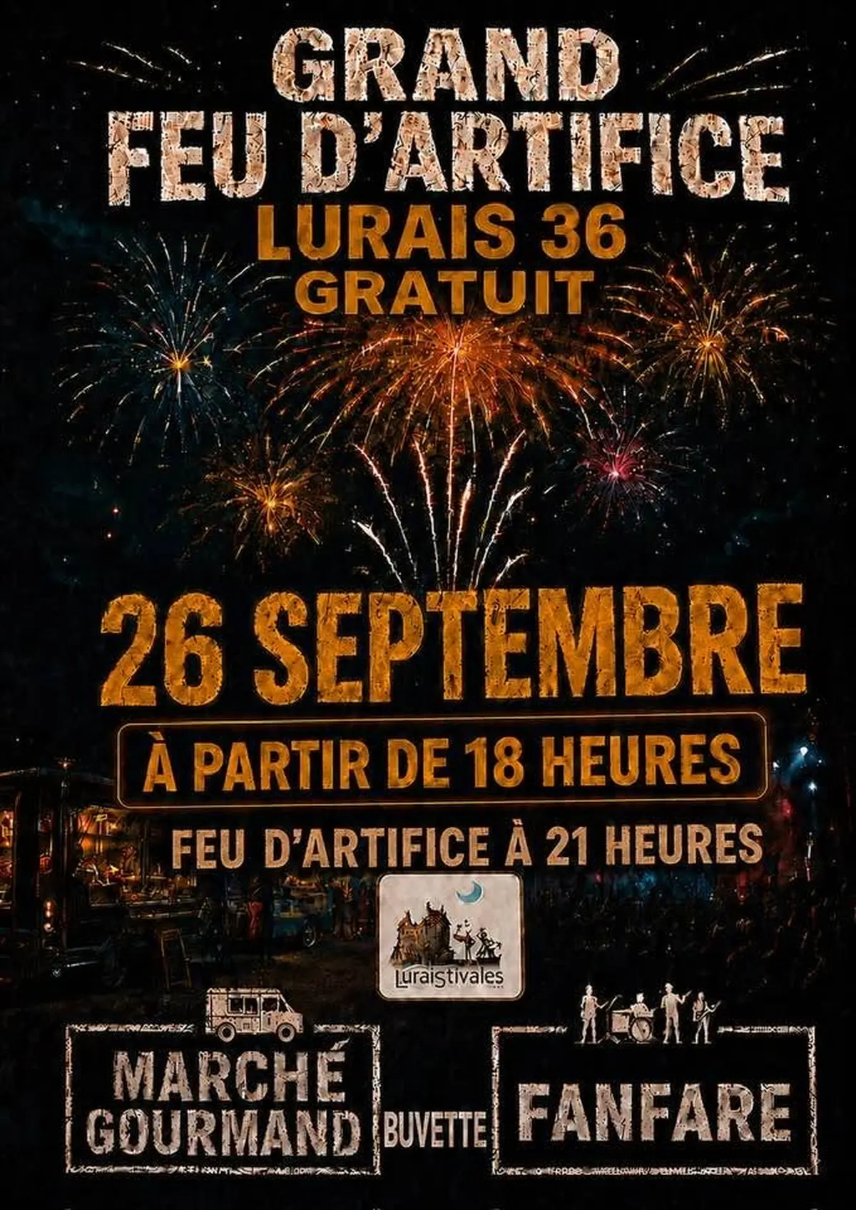 Grand feu d'artifice