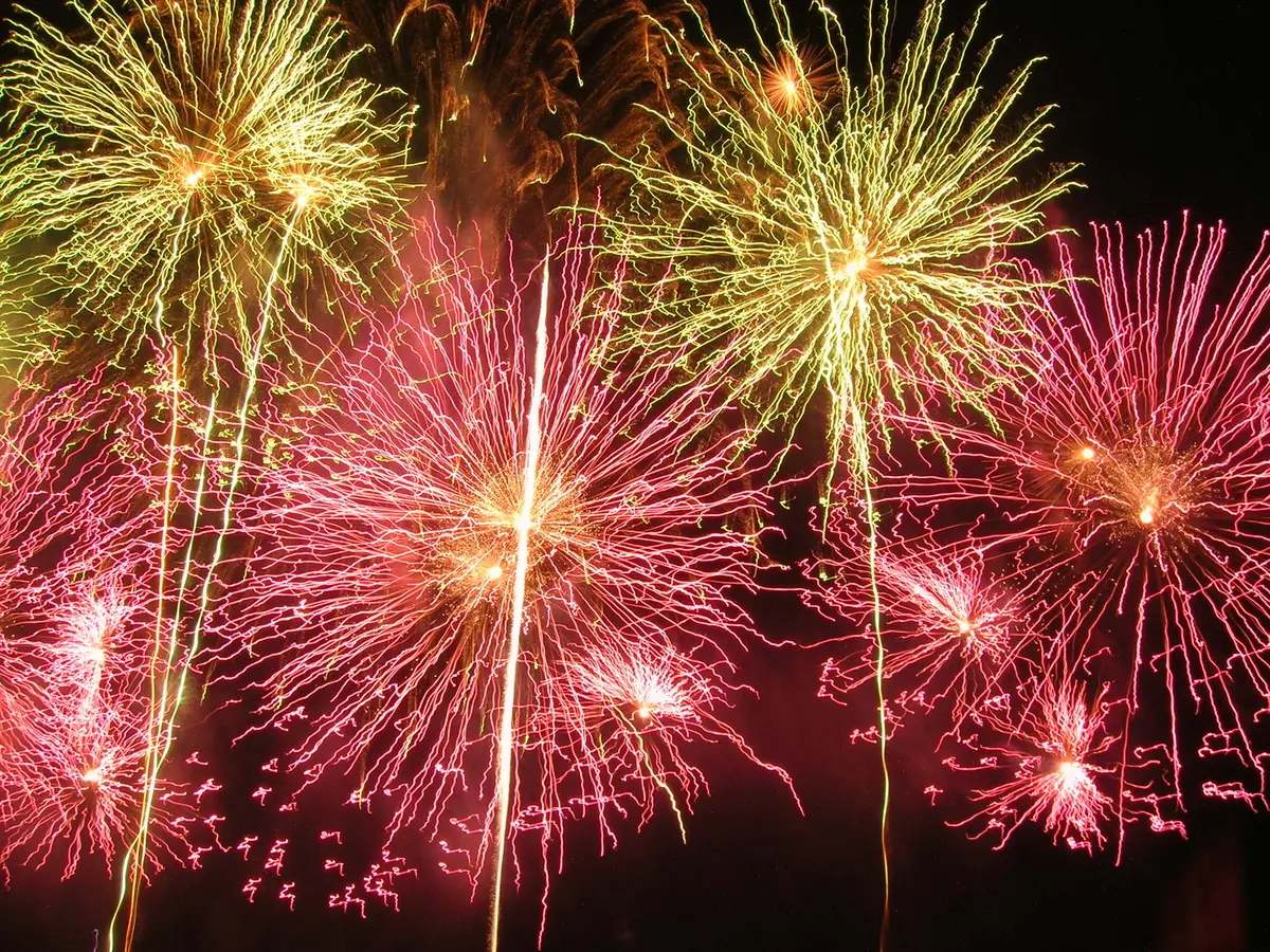 Grand feu d'artifice