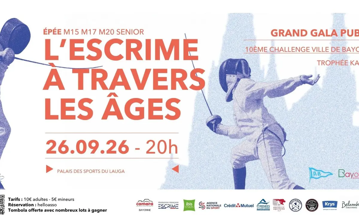 Grand gala d'escrime : l'escrime à travers les âges