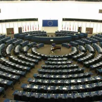 Le grand hémicycle du Parlement européen accueille députés et visiteurs &copy; Cédric Puisney