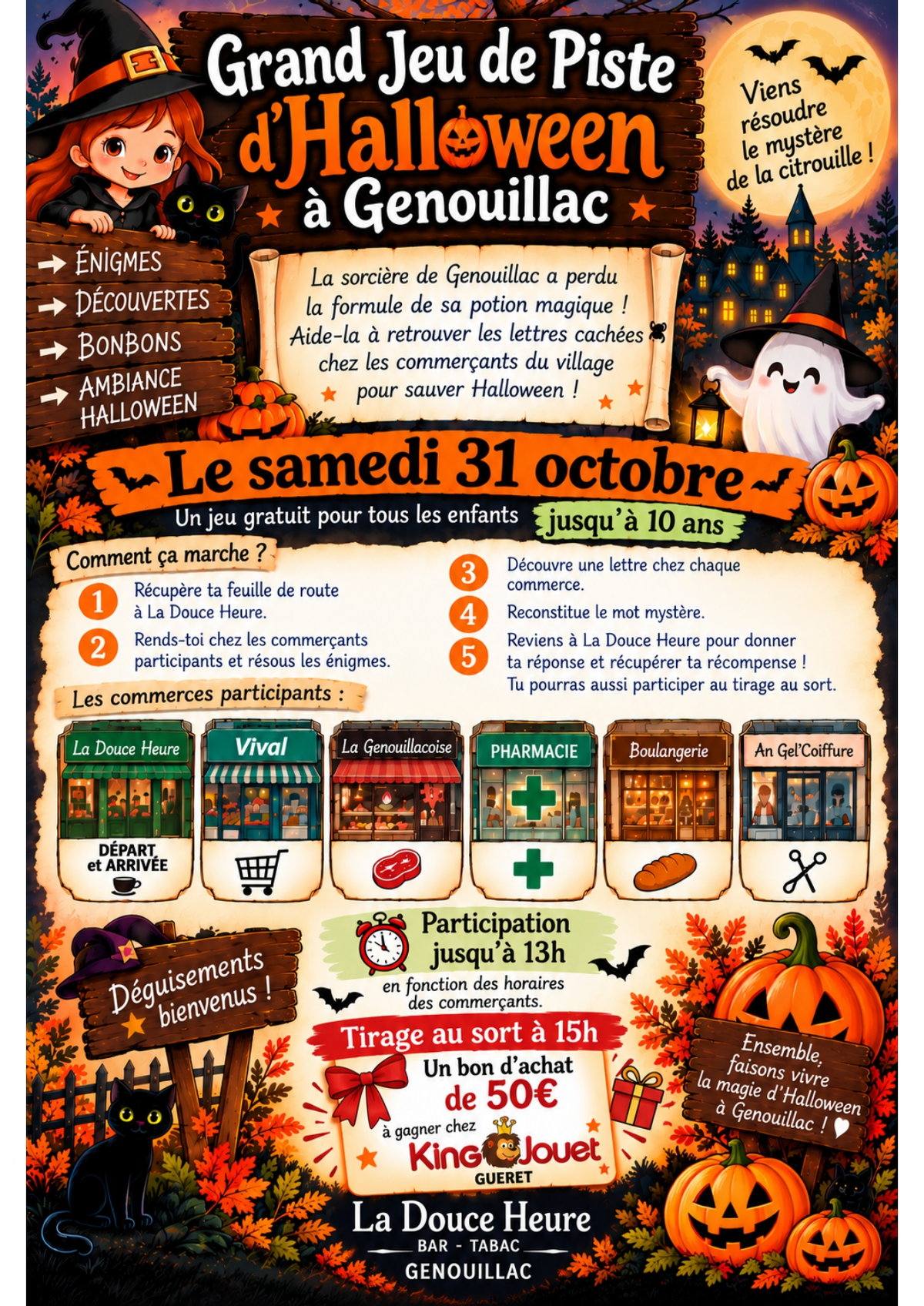 Grand jeu de piste d'Halloween