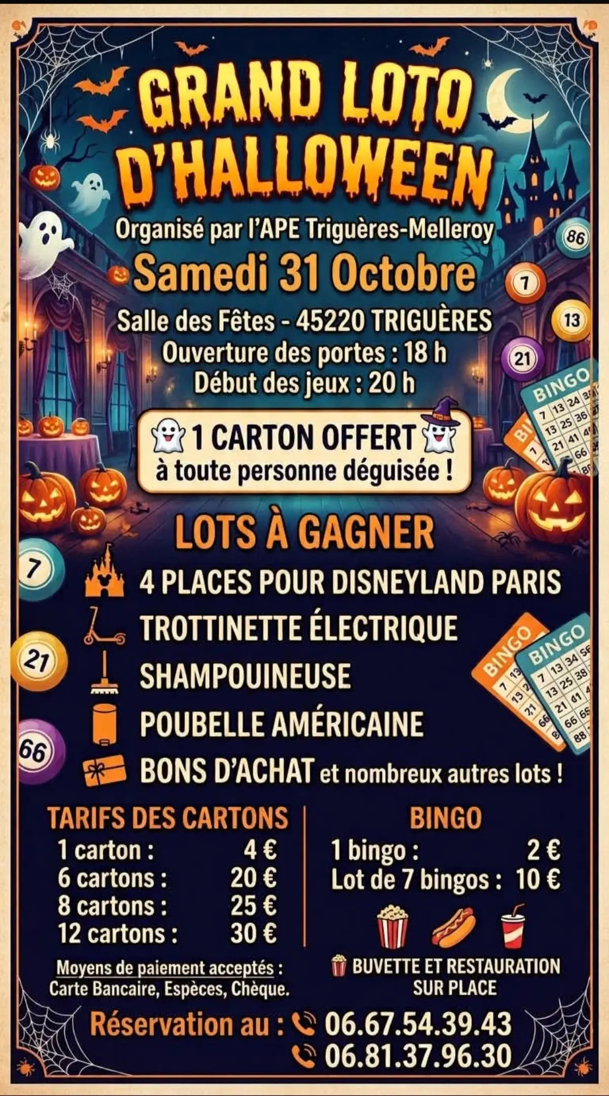 Grand Loto d'Halloween